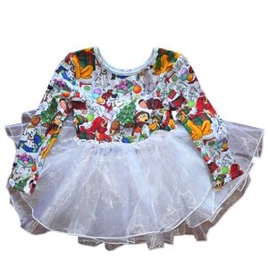 Disney Dogs Feral Kids Bamboo Tutu Dress Girls Size 3T NWOT